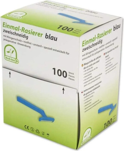 Einmalrasierer medi inn blau - einmalrasierer,