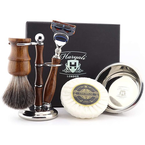 Haryali london holz rasier - haryali, rasier-set