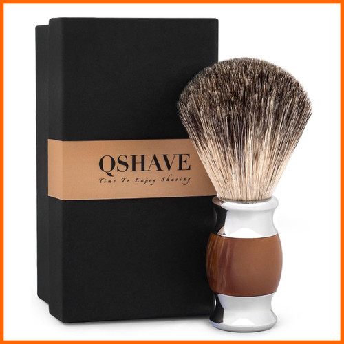 Rasierpinsel dachshaar qshave - dachshaar,