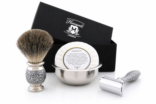 Nassrasur set teilig - nassrasur-set,, 4-teilig